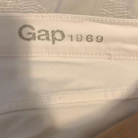 GAP 1969 White Ankle Mid Rise Jeans, 27r - Picture 4 of 7